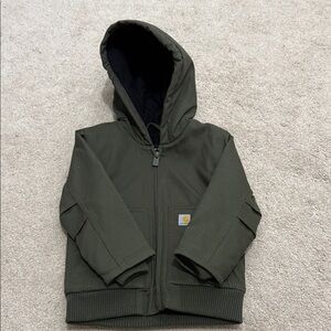 Toddler Carhartt Olive Hooded Jacket